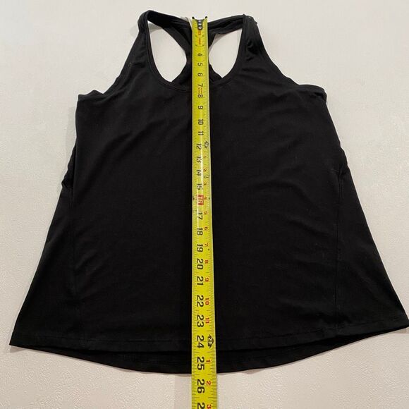 Yogalicious Racerback Tank Top Women’s Medium Black Athletic Workout Shirt - Picture 5 of 5